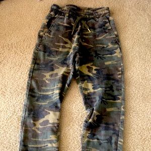 Camo joggers